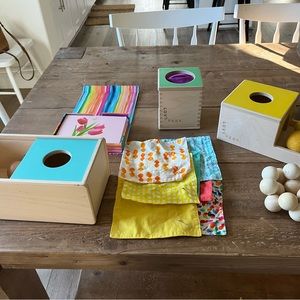 Lovevery mixed wooden toys sets